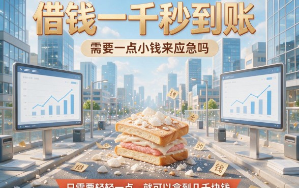 芝麻分551也能秒下款？借钱1000秒借，这5个低门槛贷款渠道速收藏！