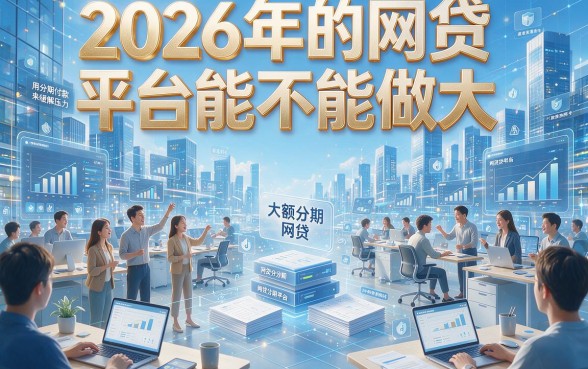 2026网贷大额分期口子大盘点！这5个大额分期借款渠道，2026年才恍然大悟