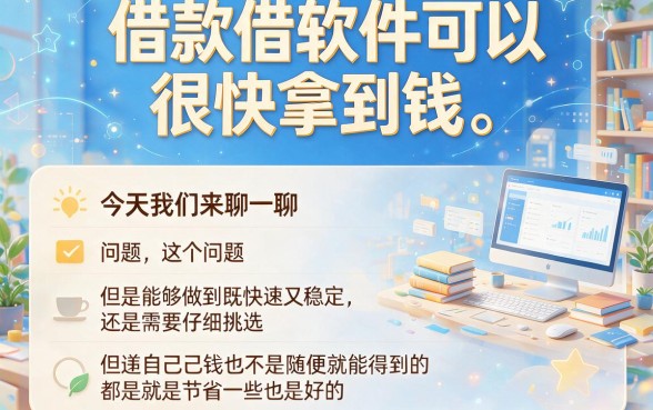 急需用钱别乱找！哪种借款软件快速下款？2026这5个无视征信、应急靠谱的5000元贷款平台速看