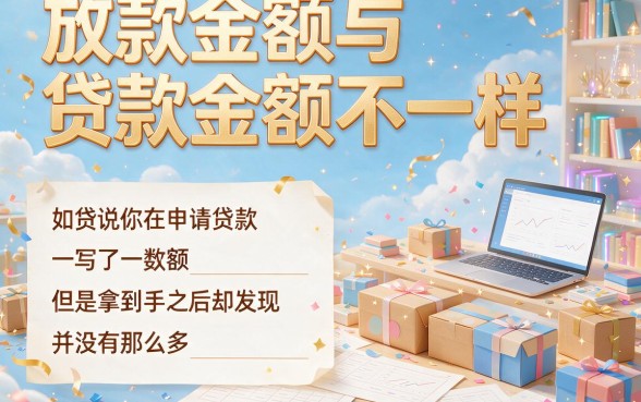 放款金额与贷款金额不一致的真相！2026年这5个放款5000却到账变少的平台，少数人才懂