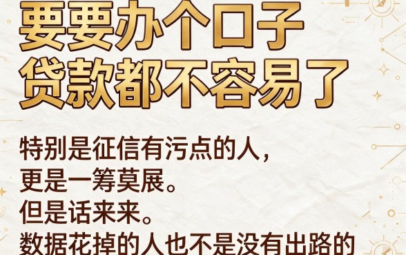 数据花了也别慌!2026年这5个对数据要求不高的5000借款平台,贷款必下口子藏不住了