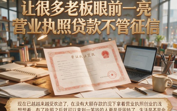营业执照贷款无视一切，2026这5个网贷软件下款超宽泛，速看！