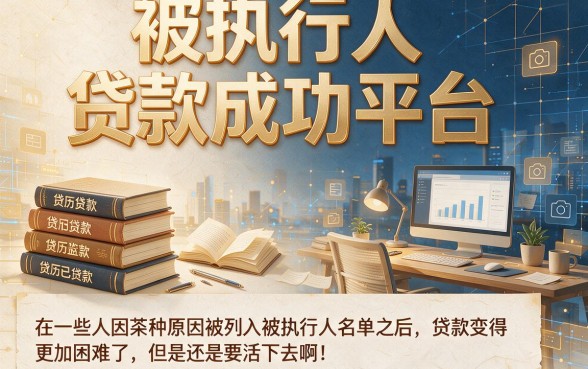 被执行人贷款成功平台实测!2026年这5个平台能借50000,借贷技巧权威揭秘
