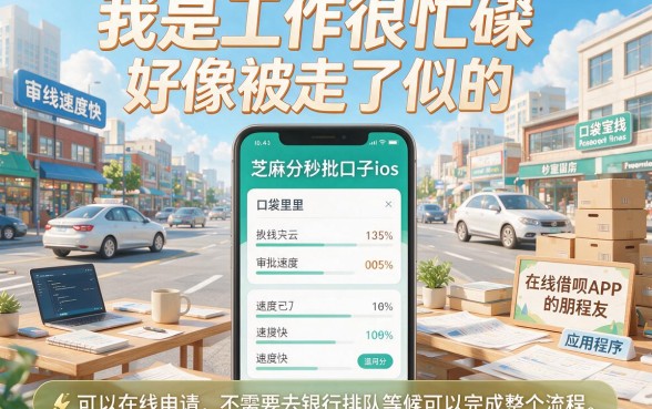 芝麻分秒批口子ios推荐！这5个凭芝麻分秒批500的借款口子，真心值得一试
