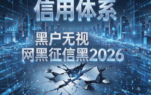 2026黑户无视网黑征信黑是真的吗？真相大揭秘全面汇总！