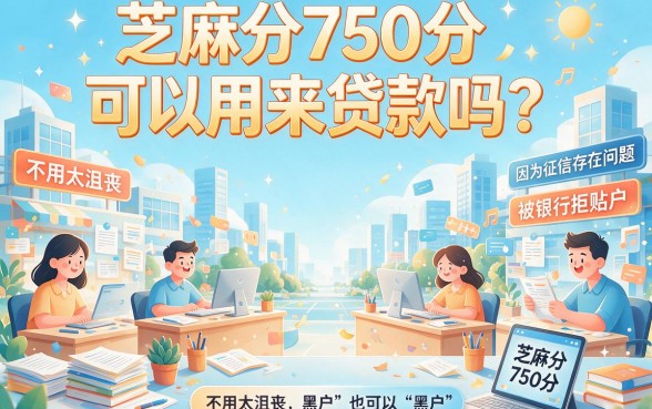 黑户芝麻分750分也能贷！这5个口子稳下50000，实测到账