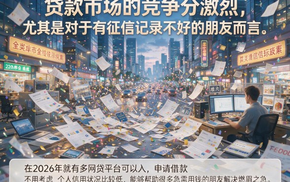2026最新无视征信网贷盘点！这5个2026借款软件对征信要求不高，2000元秒下够实在