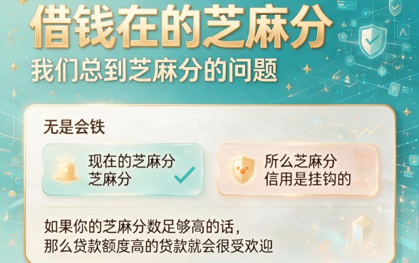 芝麻分高额度也高！2026年实测这5个凭芝麻分就能借6000的贷款口子