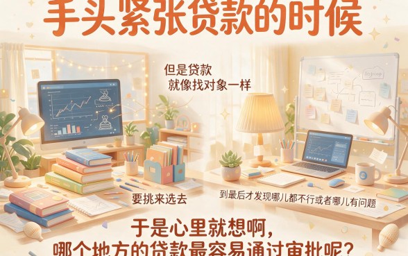 2026年必收藏！哪里的贷款最容易通过审核呢？这5个平台亲测秒批！