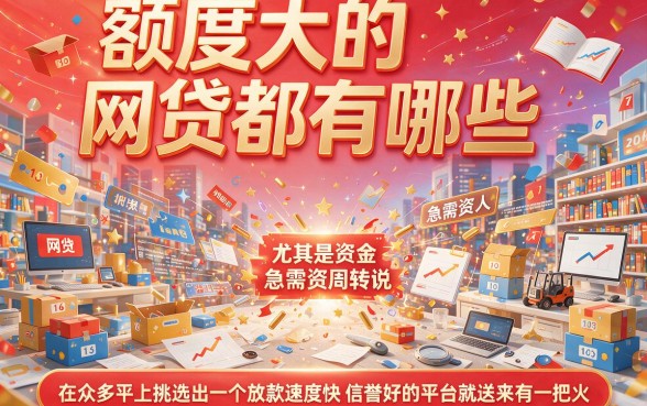 2026新手必看！额度大好下款的网贷有哪些？速筛5个千元秒到账平台
