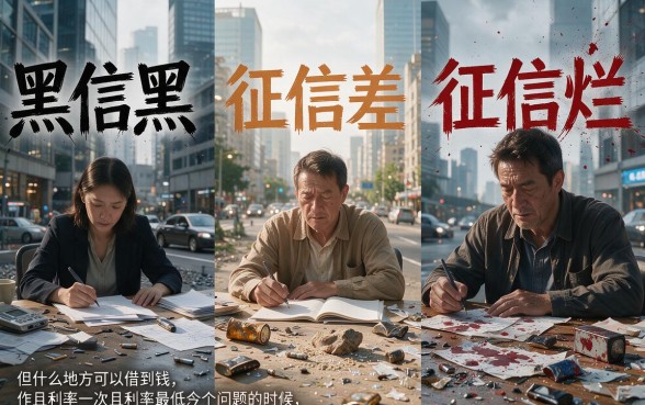 征信黑、不好、烂？急需用钱哪里借款利息最低？今日专业解答来了！