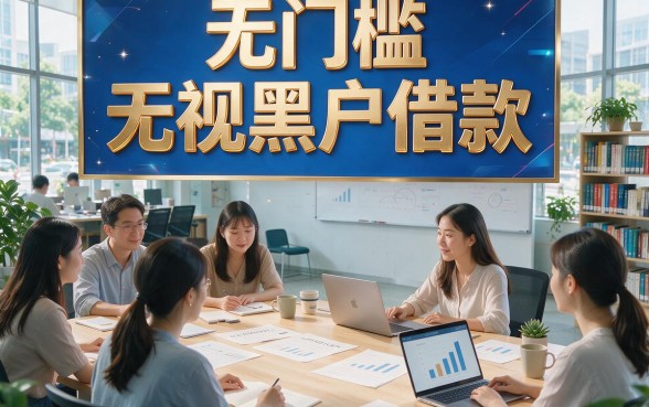 无视黑户无门槛借款教程，这5个口子秒下500