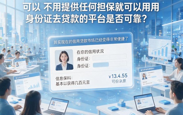 身份证信用贷款这5个当天放款！个人借贷秒批攻略速看
