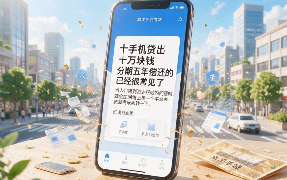 手机借款10万分5年还，2026年最新5个5000元分期口子权威盘点
