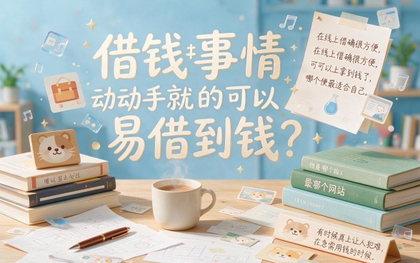 网上最容易借钱的平台是哪个？实测这5个口子，借3000超简单！