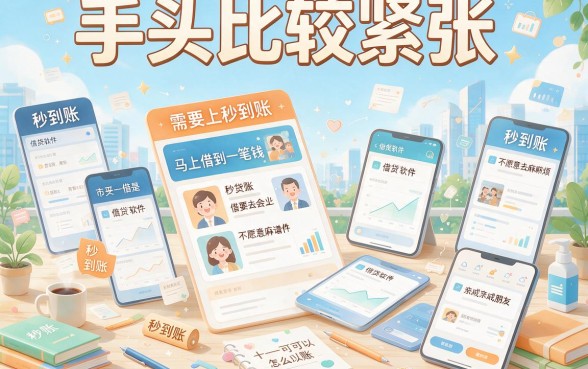 2026年必试！秒下款的借钱app有哪些？这5个40000无视征信的口子速来参与！