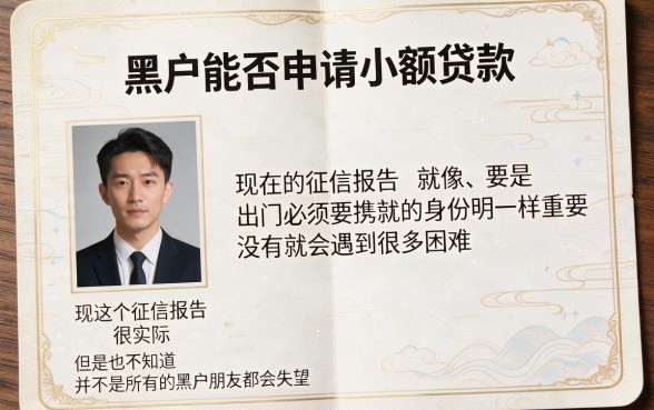 黑户哪有小额贷款的平台？精选5个常选口子，黑户借款80000也能下