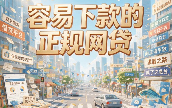 2026年容易下款的正规网贷大盘点：这5个正规贷款软件，轻松借到5000元