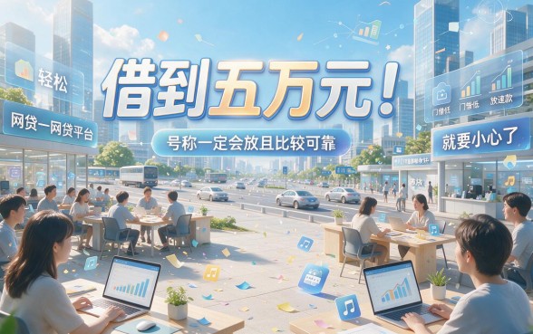 2026最新盘点！这5个5万必下款的网贷口子通过率高，7000借款秒到账确实好用