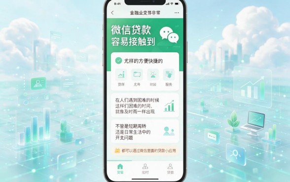 2026实战盘点:微信贷款的软件有哪些?这5个借20000对征信要求不高的口子速看