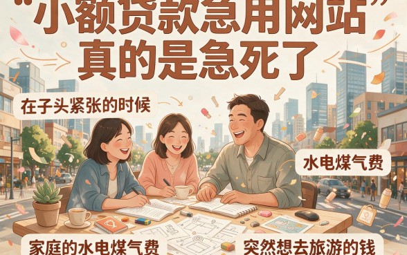 2026实时更新:5个不查大数据、不看征信的小额贷款急用网站盘点
