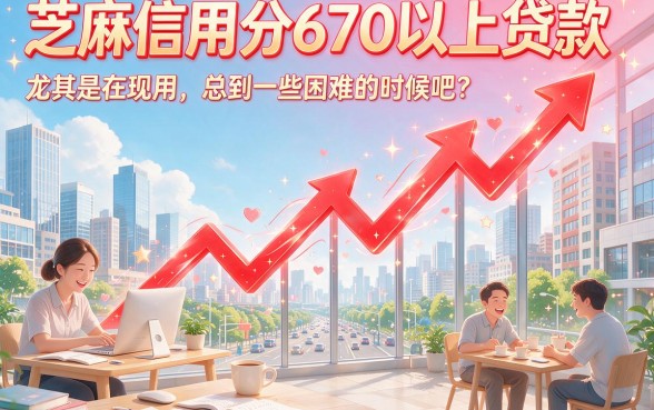 芝麻信用分670以上贷款必看：5个稳借9000的口子深度合集（2026最新盘点）