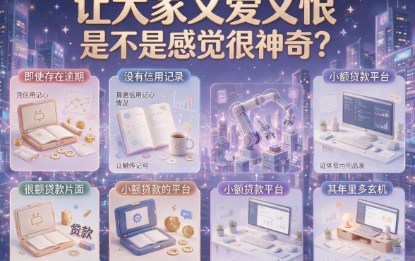 征信有逾期白户也能下款？这5个小额贷款平台真的靠谱！