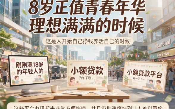 刚满18岁就能借款的平台盘点！这5个门槛低、好下款的口子，500元体验超赞