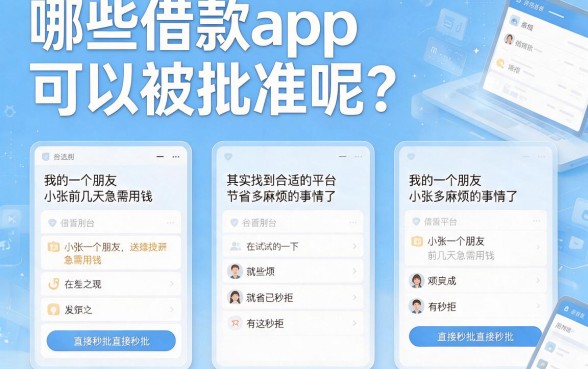 2026亲测：哪些借款APP比较好通过？这5个贷款5000元软件对征信要求不高！