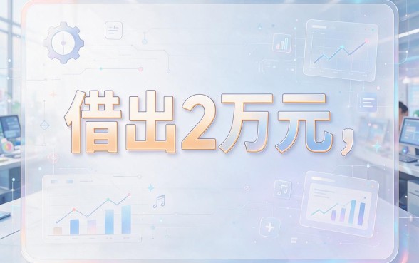 急需2万却怕查征信？这5个借款软件信用要求低，轻松解决资金难题！