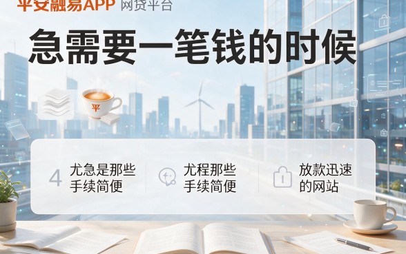 2026最新盘点：5个像平安融易app一样的网贷口子，借款500门槛低对征信要求不高