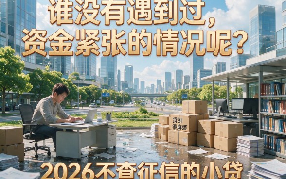 2026不查征信小贷精选测评！这5个必看平台不容错过