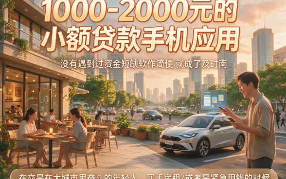 这5个1000-2000小额贷款手机app，对征信要求不高极少人知道