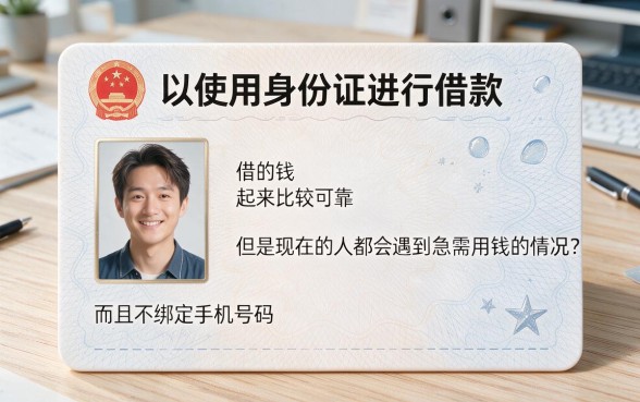 身份证借钱不用手机号？2月实测这5个6000速贷软件，真相太方便了
