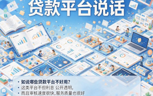 2026避坑必看！哪些贷款平台最差？这5个借款3000要求不高的口子深度评述