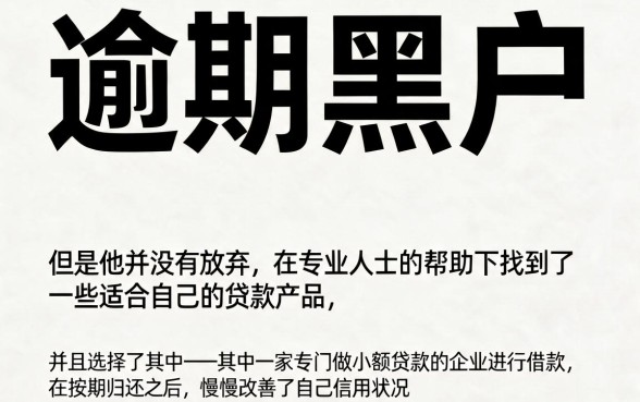 逾期黑户哪里借钱比较容易？2026年这5个口子下款率高，可选范围相当大！