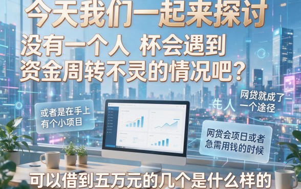 2026实测盘点：什么网贷能贷款五万块？这5个平台申请必下款！