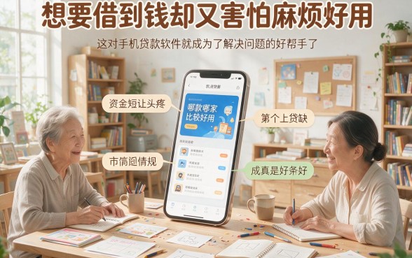 贷款哪个软件好过？这5个征信要求不高的借款平台秒解燃眉之急