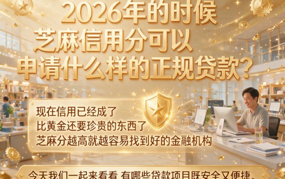 芝麻信用分正规贷款2026年最新盘点：手把手教你避坑，贷款口子真的越多越好吗？