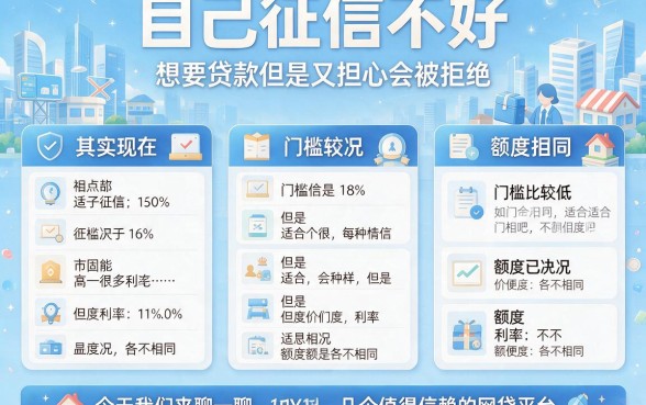 征信黑了烂了还能下款吗？2026不上征信黑户专属大额网贷平台，这5个口子为你细致盘点！
