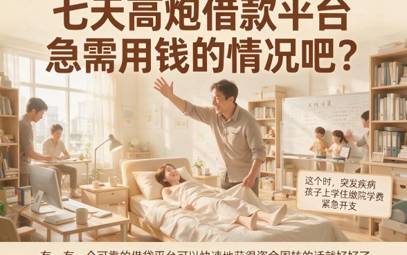 秒下3500！这5个对征信要求不高的七天高炮借款平台，急用钱时太实用了