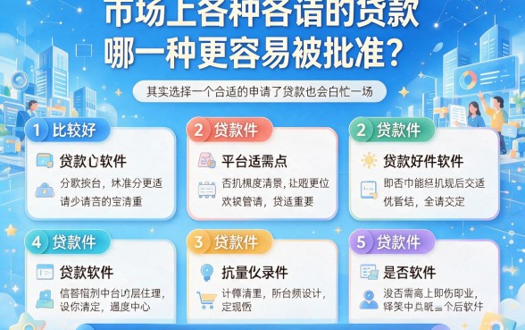 4月首次揭秘：有什么贷款软件超容易过的？这5个借款4000资质要求低又实用