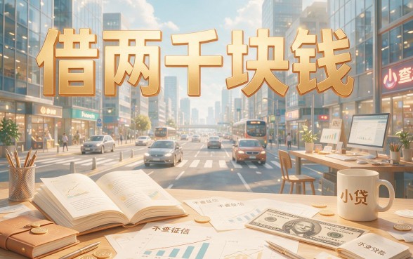 急用钱速看！2026年这5个不查征信借2千的小额贷款app，轻松下款无视征信