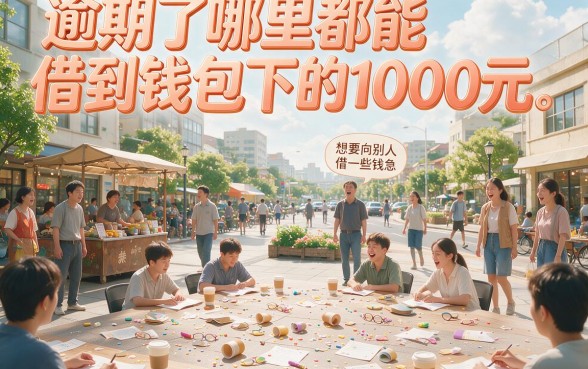 逾期了哪里能借到钱包下1000？这5个正规渠道救急，附4000额度口子详解