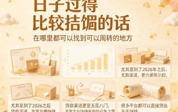 2026贷款比下口子包下5000！内部爆料这5个正规口子，额度最高能到40000