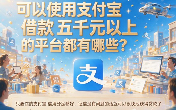 包下5000必看!只看支付宝的口子精选,征信要求不高的5个秒批平台