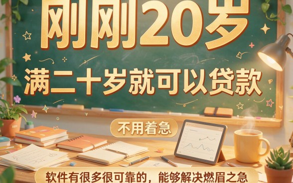 刚满二十岁必看！2026首发五大借钱软件专业测评，满二十岁可借7000元平台推荐