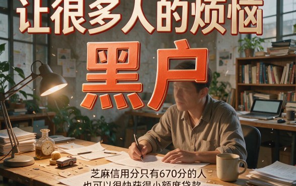 芝麻分670黑户也能秒批！这5个小口子借款3000流程简单好懂