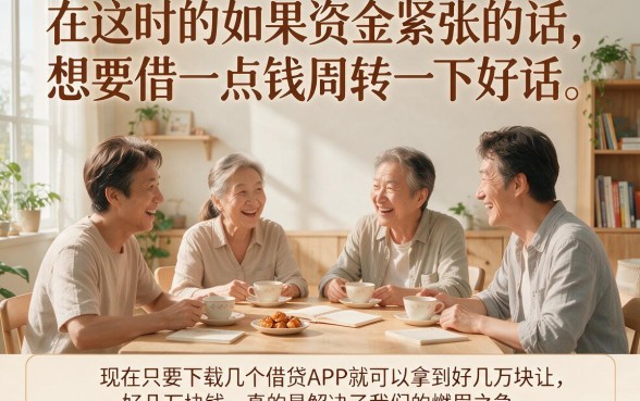 50岁能借钱的软件盘点！2026低息秒放款，这5个贷款渠道对年龄要求真不高