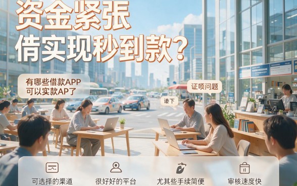 急需用钱必看！哪个借钱app秒到账？这5个5000借款软件对征信要求不高